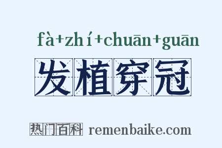 发植穿冠是什么意思的图片